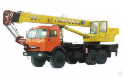 Аренда автокрана-вездехода 25 т 22 м - Галичанин КС-55713-5