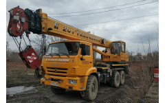 Аренда автокрана-вездехода 25 т 22 м - Галичанин КС-55713-5
