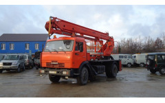 Аренда автовышки 32м КамАЗ АТ-300