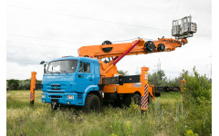 Аренда автовышки-вездехода 36м Horyong E-SKY.350SF