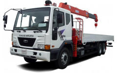 Аренда манипулятора Daewoo 7т с бортом 10т (6,3м)