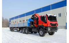 Аренда длинномера-манипулятора IVECO 7т с бортом 20т (12м)