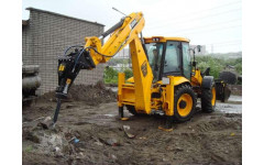 Аренда экскаватора-погрузчика JCB 3CX с гидромолотом