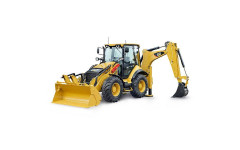 Аренда экскаватора-погрузчика Caterpillar 428F2 с гидромотолом