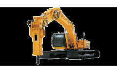 Аренда гусеничного экскаватора JCB JS 370 с гидромолотом