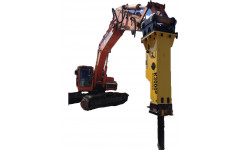 Аренда гусеничного экскаватора DOOSAN DX260LCA с гидромолотом