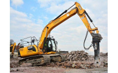 Аренда гусеничного экскаватора JCB JS 220 с гидромолотом