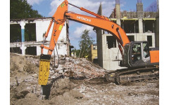 Аренда гусеничного экскаватора Hitachi ZX330 5G с гидромолотом