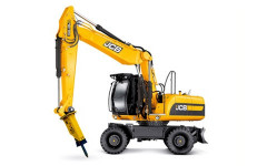 Аренда колесного экскаватора JCB JS 160W с гидромолотом