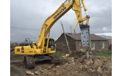 Аренда гусеничного экскаватора Komatsu PC300-8M0 с гидромолотом