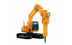 Аренда гусеничного экскаватора New Holland E385C с гидромолотом