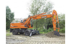 Аренда колесного экскаватора DOOSAN DX210W