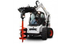 Аренда ямобура на базе мини-погрузчика Bobcat S175