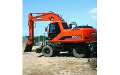 Аренда колесного экскаватора DOOSAN S210W-V с грейфером