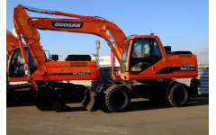 Аренда колесного экскаватора DOOSAN S180W-V с грейфером