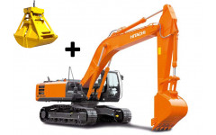 Аренда гусеничного экскаватора Hitachi ZX330 5G с грейфером