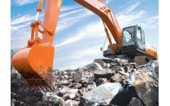 Аренда гусеничного экскаватора Hitachi ZX330 5G с грейфером