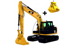 Аренда гусеничного экскаватора Caterpillar 345 GC с грейфером