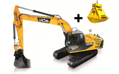 Аренда гусеничного экскаватора JCB JS 220 с грейфером