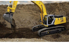 Аренда гусеничного экскаватора New Holland E485C с грейфером