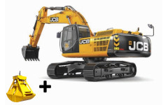 Аренда гусеничного экскаватора JCB JS 300 с грейфером