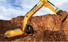 Аренда гусеничного экскаватора JCB JS 300 с грейфером