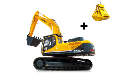 Аренда гусеничного экскаватора Hyundai R430LC-9SH с грейфером Аренда гусеничного экскаватора Hyundai R430LC-9SH с грейфером