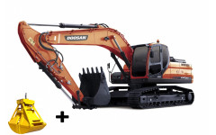 Аренда гусеничного экскаватора DOOSAN DX260LCA с грейфером