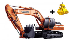 Аренда гусеничного экскаватора DOOSAN DX420LCA с грейфером