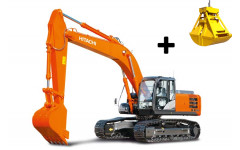 Аренда гусеничного экскаватора Hitachi ZX280 5G с грейфером