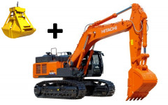Аренда гусеничного экскаватора Hitachi ZX210LCN 5A с грейфером