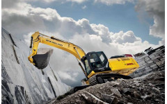 Аренда гусеничного экскаватора New Holland E385C с грейфером