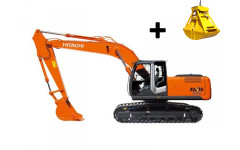 Аренда гусеничного экскаватора Hitachi ZX200 5G с грейфером