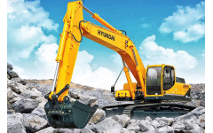 Аренда гусеничного экскаватора Hyundai R300LC-9S с грейфером